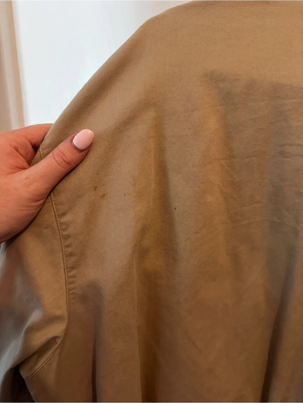 Ralph Lauren Tan Zip-Front Lightweight Jacket